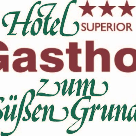 Hotel-Gasthof Zum Sussen Grund アルプシュタット エクステリア 写真